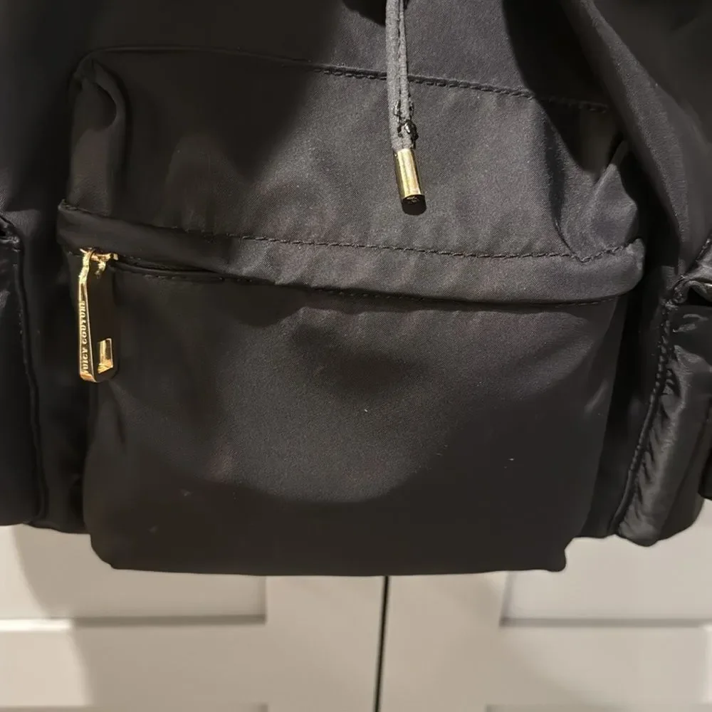 🎉Last Deal🎉Black Backpack with Gold Accents